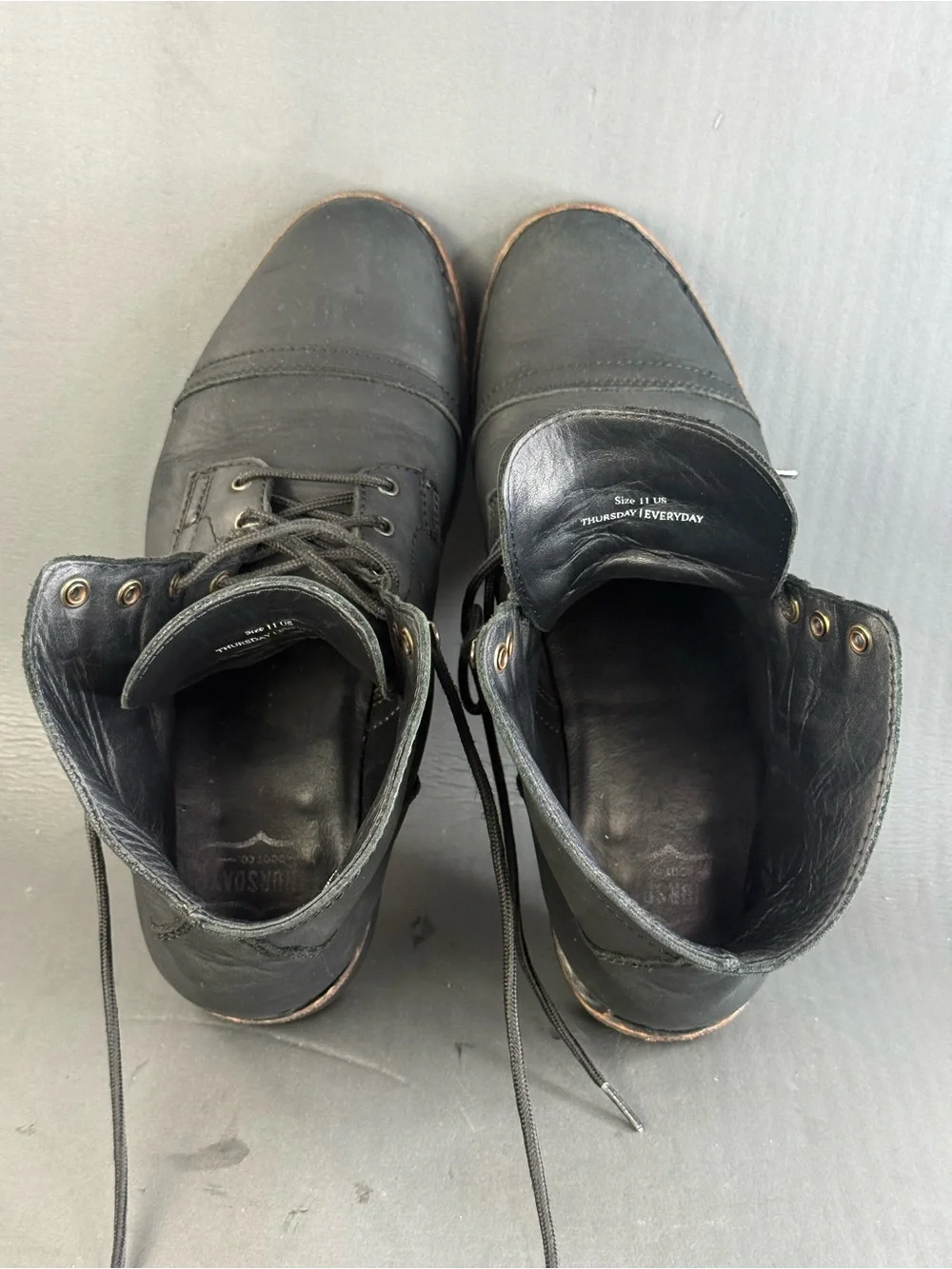 Thursday Boot Co. Captain boots Black Matte shoes men’s size 11